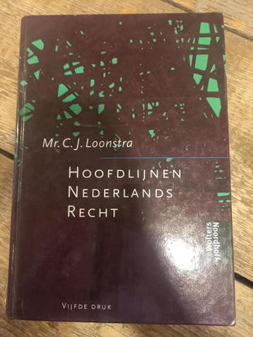 Hoofdlijnen Nederlands Recht 9789001551759 C.J. Loonstra, Boeken, Verzenden, Gelezen, C.J. Loonstra