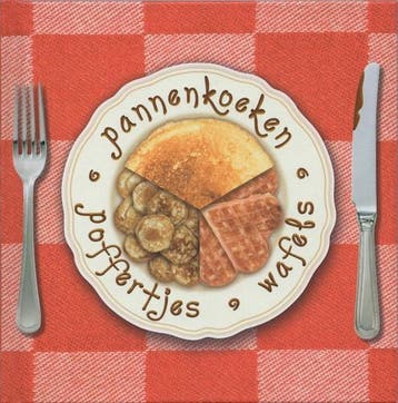 Pannenkoeken, poffertjes en wafels (Boek voor in het, Boeken, Verzenden, Zo goed als nieuw, F. van Arkel