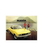 1973 OPEL MANTA BROCHURE NEDERLANDS, Ophalen of Verzenden