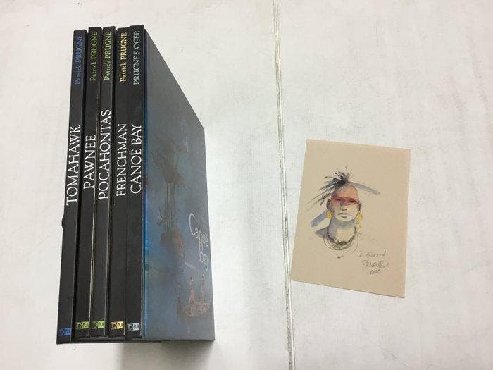 Prugne - Histoire des Indiens dAmerique + dessin original -, Livres, BD
