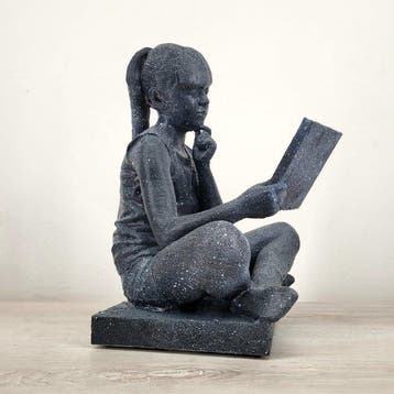 Mark Sugar - The girl with the book (Endless sky), Antiek en Kunst