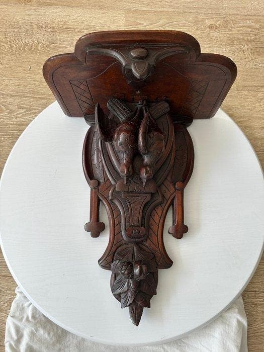 Console - Forêt-Noire - Bois, Noyer, Antiquités & Art, Antiquités | Autres Antiquités