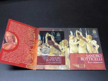 San Marino 2 Euro 2010 Sandro Botticelli SondergedenkMunt..., Verzenden