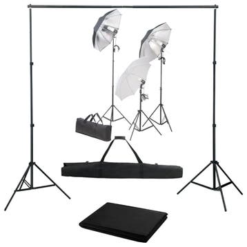 vidaXL Fotostudioset met verlichtingsset en achtergrond, Verzenden