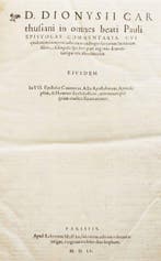 Dionysius Carthusianus - Commentaria - 1551