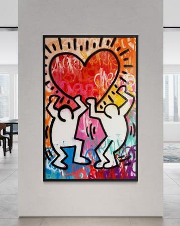 Gunnar Zyl - Heart / Keith Haring & Zyl XXL