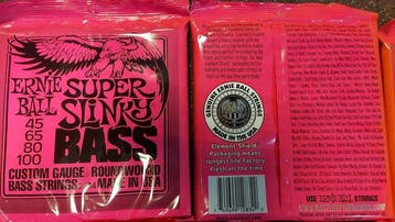 Ernie Ball 2834 super slinky - 6 Sets Strings for Bassguitar, Nieuw