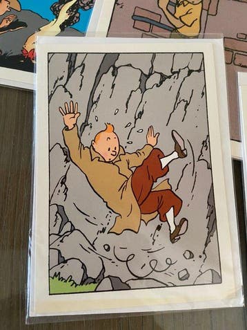Tintin Set van 13 documenten en een boek, Boeken, Nieuw