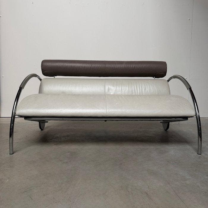 Cor - Peter Maly - Sofa - cyclus - Metaal, Leder, Antiquités & Art, Curiosités & Brocante