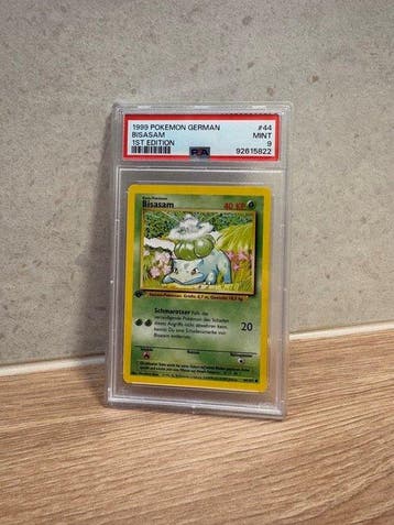 Graded card 1999 Pokémon Bulbasaur #44/102 Base Set 1st