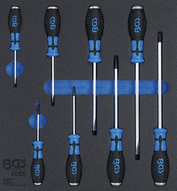 Bgs Technic Gereedschapsbak 2/3: Kruis- en sleufschroevendra, Verzenden, Nieuw