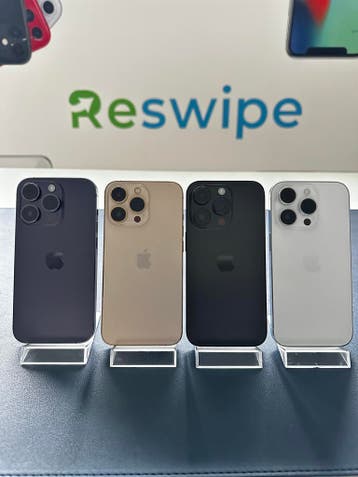 iPhone 14 Pro 128GB 256GB 512GB 1TB Paars + 3 jaar garantie!, Paars, Ophalen of Verzenden, Zo goed als nieuw, Zonder simlock