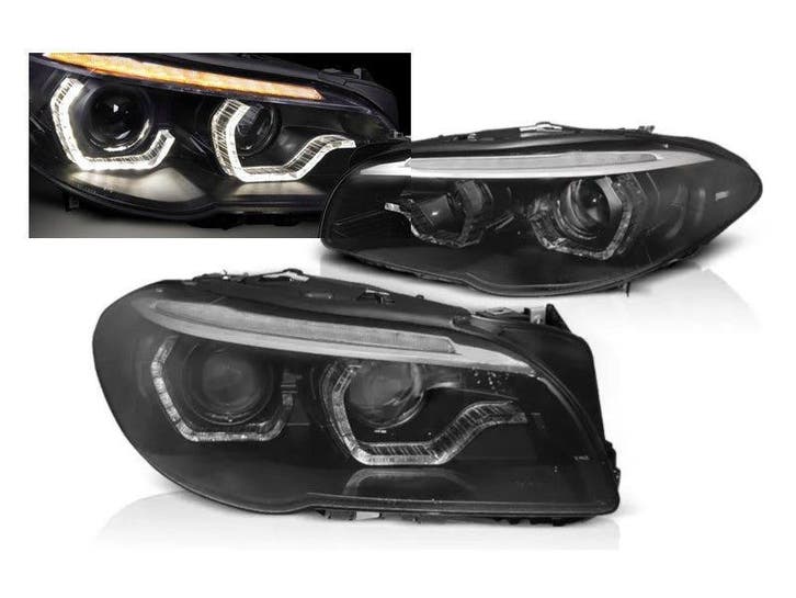 Angel Eyes Xenon koplampen Black geschikt voor BMW F10/F11, Auto-onderdelen, Verlichting, Nieuw, Universele onderdelen, Verzenden