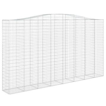 vidaXL Schanskorf gewelfd 400x50x220/240 cm gegalvaniseerd, Verzenden, Nieuw