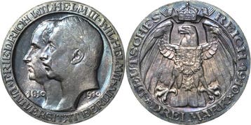 3 Mark 1910 Pruisen Wilhelm Ii 1888-1918, Verzenden, België