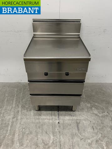 Inox Mareno Meuble de travail Meuble neutre 60 cm avec 3, Verzenden