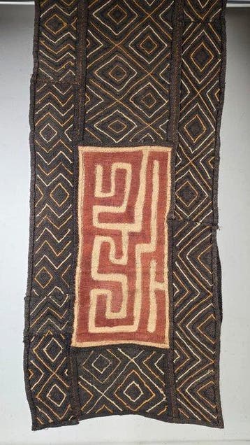 Tissu en Raphia - Shoowa-Kuba - République démocratique du, Antiquités & Art