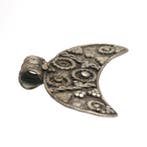 Oud-Romeins Zilver Filigree werk maanhanger