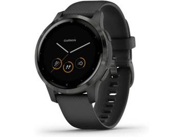 Garmin Vivoactive 4s 40 mm zwart met een zwarte siliconen, Handtassen en Accessoires, Smartwatches, Verzenden, Nieuw, Garmin