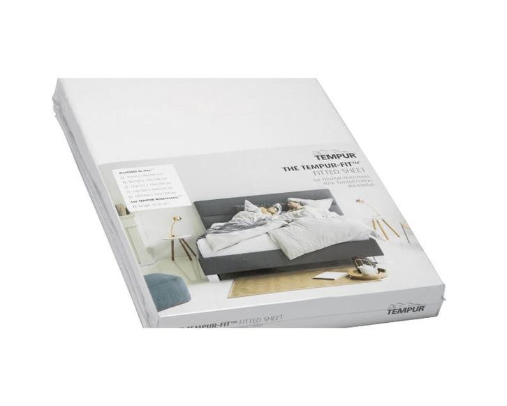 Tempur Hoeslaken Stretch Jersey wit - 90/100 x 200/220 cm, Huis en Inrichting, Slaapkamer | Beddengoed
