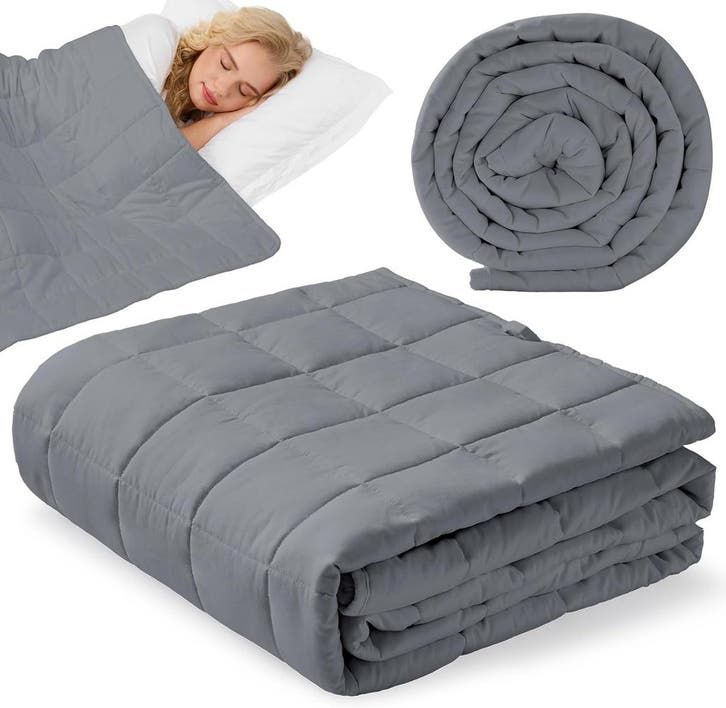 Verzwaringsdeken 9kg | Retour deal -34% | Slaap beter!, Huis en Inrichting, Slaapkamer | Beddengoed, Grijs, Zo goed als nieuw