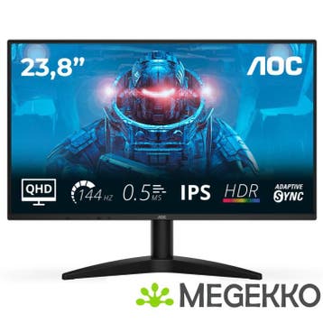 AOC B3 Q24B36X 23.8  QHD 144Hz IPS Gaming Monitor, Verzenden, Nieuw