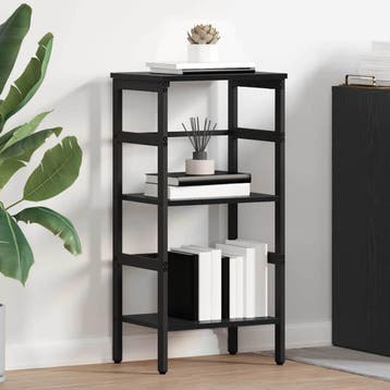 vidaXL Boekenplank 2-laags 40 x 29.5 x 115 cm Bewerkt hout, Verzenden, Nieuw