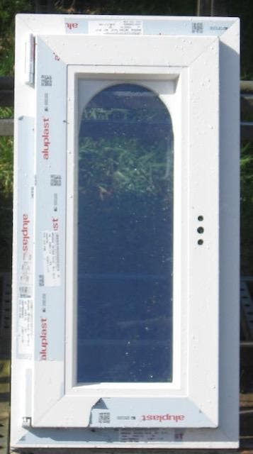 pvc raam ,  boograam , chassis , kozijn 41 x 79 wit, Doe-het-zelf en Bouw, Kunststof, Minder dan 75 cm, Raamkozijn, Nieuw