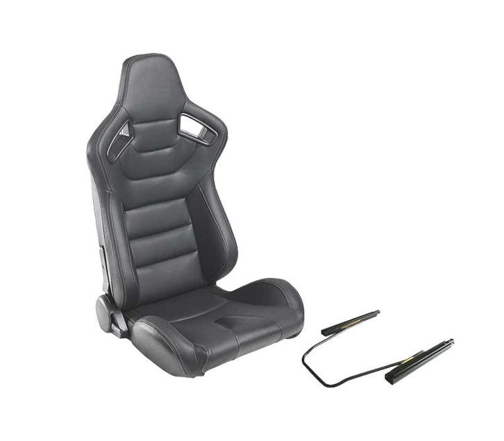 Kit Banc Semi Baquet Type Rs En Cuir Noir, Autos : Pièces & Accessoires, Habitacle & Garnissage, Envoi