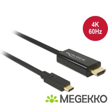 Delock 85292 Kabel USB Type-C male > HDMI male (DP Alt Mode), Verzenden