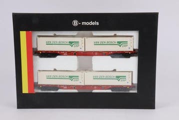 B-Models H0 - 45.137 - Modeltrein goederenwagonset (1) - Set, Hobby en Vrije tijd, Nieuw