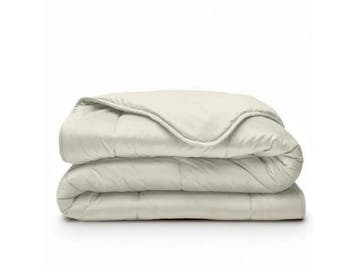 Veiling - Dekbed zonder Overtrek Velvet 200x200 Creme, Huis en Inrichting, Nieuw