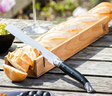 Laguiole - Bread Knife - incl. Baguette Board and, Antiek en Kunst