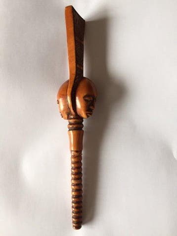 Poignée - Luba - 1940-1950 - Poignée de fouet à mouches Luba