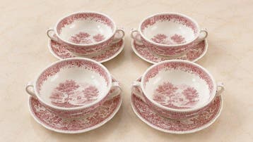 Villeroy & Boch - 4 Bols et 4 Soucoupes - Tafelservies (8) -