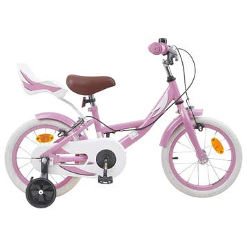 vidaXL Kinderfiets 12 Inch voor 2-4 jaar oud Licht Roze, Verzenden, Nieuw