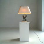 Le Dauphin - Bureaulamp - Steengoed, Messing - Sphinx lamp