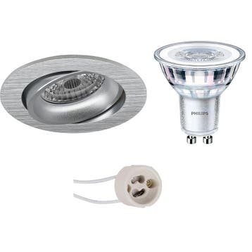 LED Spot Set 5W - Kantelbare Inbouwspot Ronde Witte Spot met, Verzenden, Nieuw