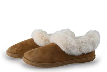 Skechers Pantoffels in maat 39 Bruin, Kleding | Dames, Schoenen, Skechers, Bruin, Verzenden, Zo goed als nieuw