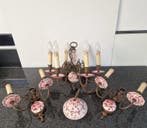 delft - Kroonluchter (3) - Keramiek, Metaal