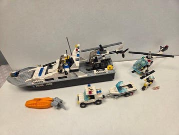 Lego Set - City - Lego 7899 Politie Boot + kleine politie, Kinderen en Baby's, Nieuw
