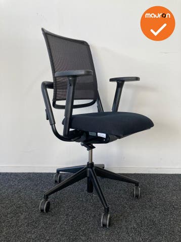 Rohde & Grahl - Xenium - Zwarte stoffering - Netweave rug -, Ophalen of Verzenden, Stoel