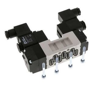 5/3 ISO 5599-1 Electrovanne centrale déchappement 24V AC, Verzenden
