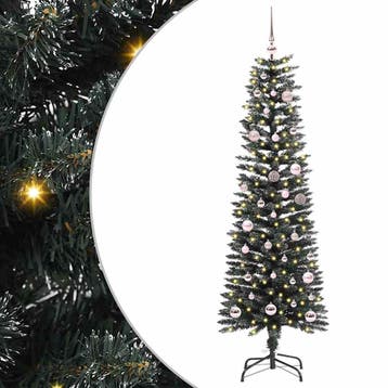 vidaXL Kunstkerstboom met 150 LED Groen 150 cm PVC en, Verzenden, Nieuw