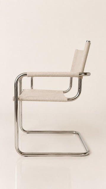 Stoel - Staal - Vintage stoeldesign - Prachtige vintage