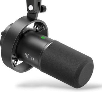 FIFINE - K688 - USB / XLR - Dynamische Microfoon - Stream..., Muziek en Instrumenten, Verzenden, Nieuw