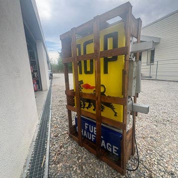Grande Enseigne double face AGIP - Panneau publicitaire