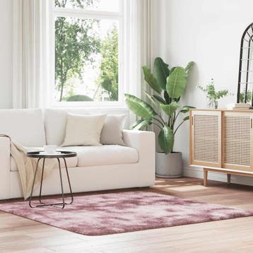 vidaXL Hoogpolig vloerkleed NAVARRA 160x160 cm polyester, Verzenden, Nieuw