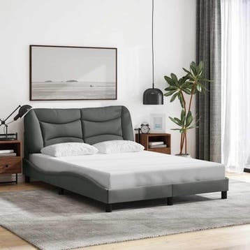 vidaXL Bedframe zonder matras Hvar 120x200 cm stof, Huis en Inrichting, Verzenden, Nieuw