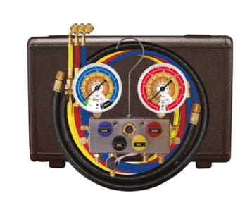 Mastercool 4-weg analoge manifoldset incl. koffer met 4 s..., Verzenden